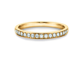 Verlovingsring Alliance-/Eternityring in 18K geelgoud met diamanten 0,255ct G/SI