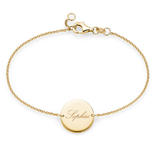 Armband Leo in 18K geelgoud, 16cm