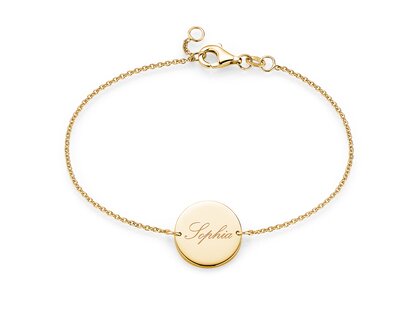 Armband Leo in 18K geelgoud, 16cm