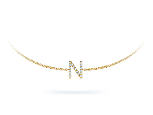 Armband Mia I in 14K geelgoud met diamanten 0,05ct G/SI, 17cm