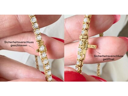 Tennisarmband Clean Lab-grown diamant