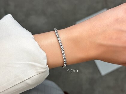Tennisarmband Clean Lab-grown diamant