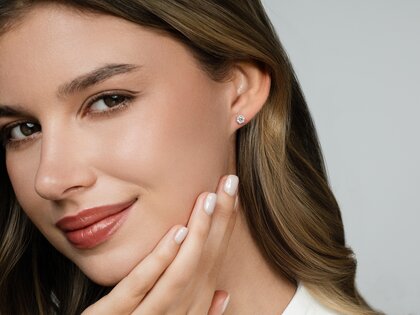 Oorbellen Classic in 14K geelgoud met diamanten 0,60ct G/SI