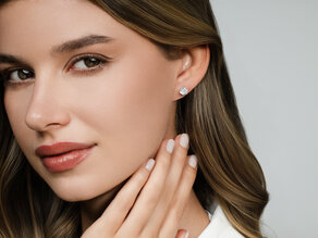 Oorbellen Classic in 14K witgoud met diamanten 2,00ct G/SI