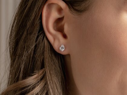 Oorbellen Diamond Drop in 9K geelgoud met diamanten 0,30ct G/SI
