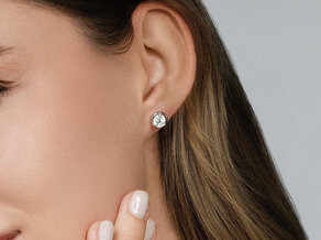 Oorbellen Eternal in 9K geelgoud met diamanten 0,80ct G/SI
