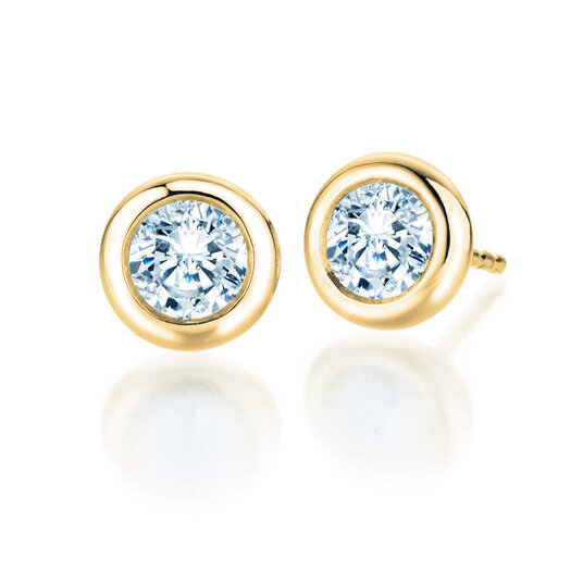 Oorbellen Eternal in 18K geelgoud met diamanten 2,00ct G/SI
