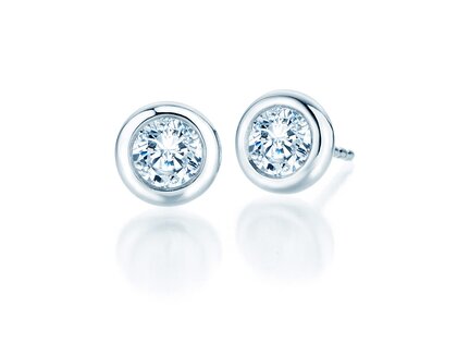 Oorbellen Eternal in 14K witgoud met diamanten 1,00ct G/SI
