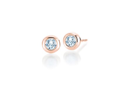 Oorbellen Eternal Lab-grown diamant in 18K roségoud met Lab-grown diamanten 0,50ct E/VS
