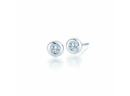 Oorbellen Eternal in 18K witgoud met diamanten 0,20ct G/SI