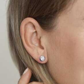 Oorbellen Eternal Lab-grown diamant in 14K witgoud met Lab-grown diamanten 1,00ct E/VS