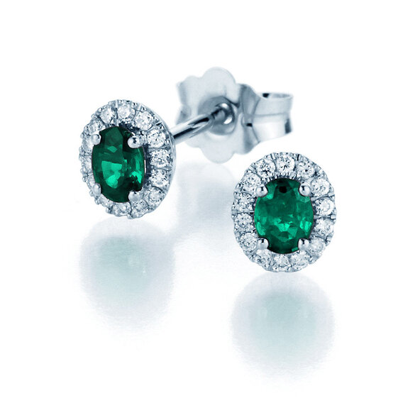 Oorbellen Jolie in 18K witgoud