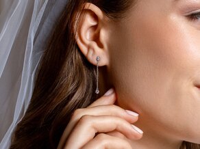 Oorbellen Leon in 14K geelgoud met diamanten 0,60ct G/SI