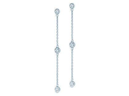Oorbellen Leon in 14K witgoud met diamanten 0,30ct G/SI
