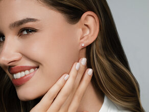 Oorbellen Modern in 14K geelgoud met diamanten 0,20ct G/SI