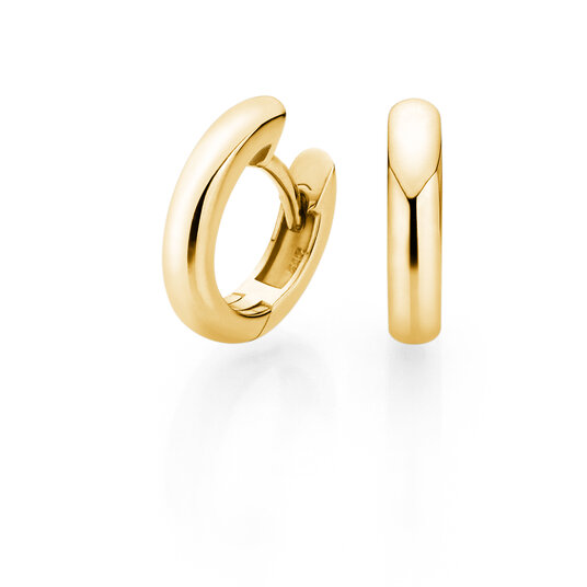Oorringen Classic in 14K geelgoud S