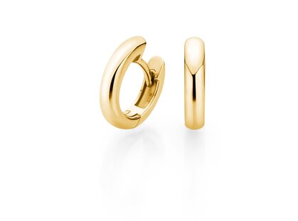 Oorringen Classic in 14K geelgoud S