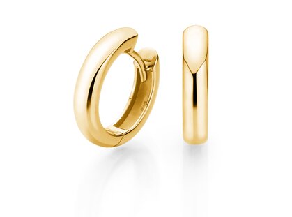 Oorringen Classic in 14K geelgoud L