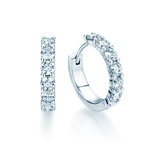 Creolen Dawn in 14K witgoud