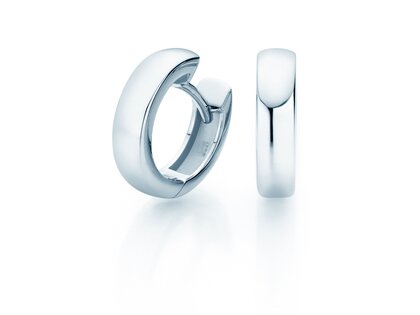 Oorringen Destiny in 14K witgoud S