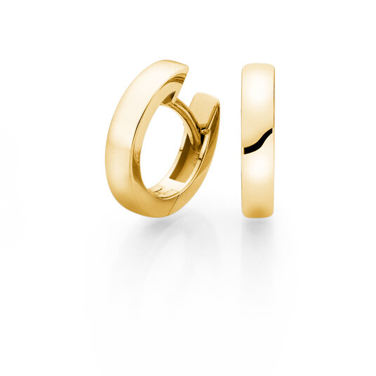 Oorringen Modern in 14K geelgoud S