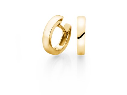 Oorringen Modern in 14K geelgoud S