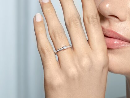 Verlovingsring Surprise Pavé in 9K geelgoud met diamanten 0,33ct G/SI