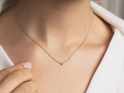 Hanger Diamond Bowl Lab-grown diamant in 9K geelgoud met Lab-grown diamant 0,15ct E/VS