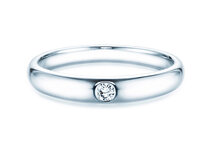 Verlovingsring Promise in zilver 925/- met diamant 0,05ct