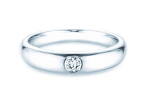 Verlovingsring Promise in zilver 925/- met diamant 0,10ct