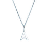 Letterhanger Classic in 14K witgoud