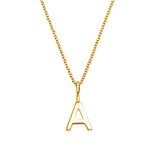 Letterhanger Classic in 14K geelgoud