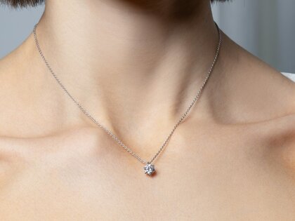 Hanger Classic in 14K witgoud met diamant 0,70ct G/SI