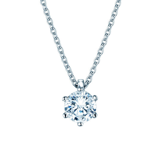 Hanger Classic Lab-grown diamant in 14K witgoud
