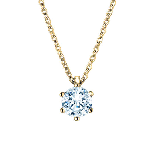 Hanger Classic Lab-grown diamant in 9K geelgoud met Lab-grown diamant 1,00ct E/VS
