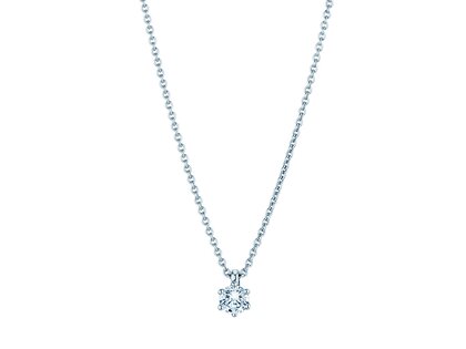 Hanger Classic in 9K witgoud met diamant 0,25ct
