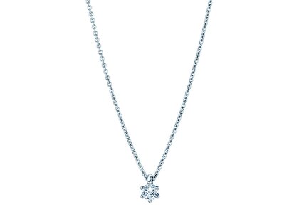 Hanger Classic in 14K witgoud met diamant 0,20ct G/SI