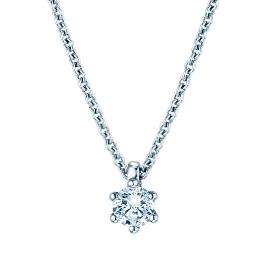 Hanger Classic in 14K witgoud met diamant 0,20ct G/SI