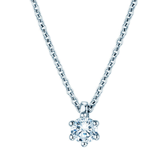 Hanger Classic in 14K witgoud met diamant 0,20ct G/SI