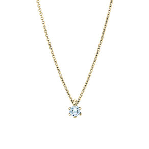 Hanger Classic in 9K geelgoud met diamant 0,20ct G/SI