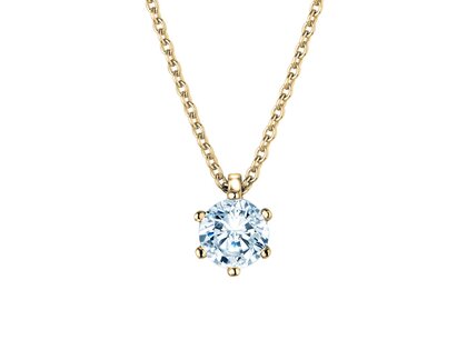Hanger Classic in 18K geelgoud met diamant 0,50ct G/SI