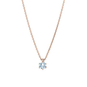 Hanger Classic Lab-grown diamant in 14K roségoud met Lab-grown diamant 0,25ct E/VS