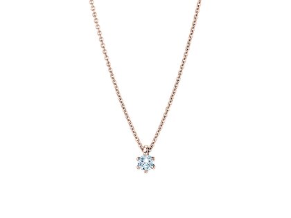 Hanger Classic in 18K roségoud met diamant 0,15ct G/SI