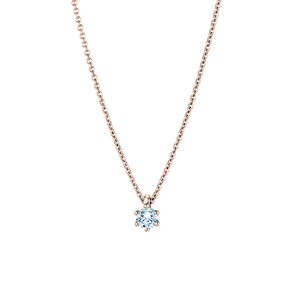 Hanger Classic in 18K roségoud met diamant 0,15ct G/SI