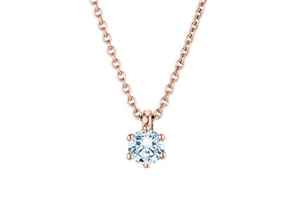 Hanger Classic Lab-grown diamant in 14K roségoud met Lab-grown diamant 0,25ct E/VS