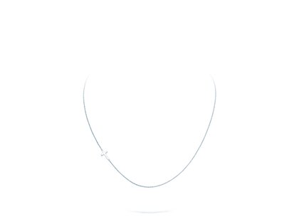 Halsketting Cross in zilver 925/- gepolijst