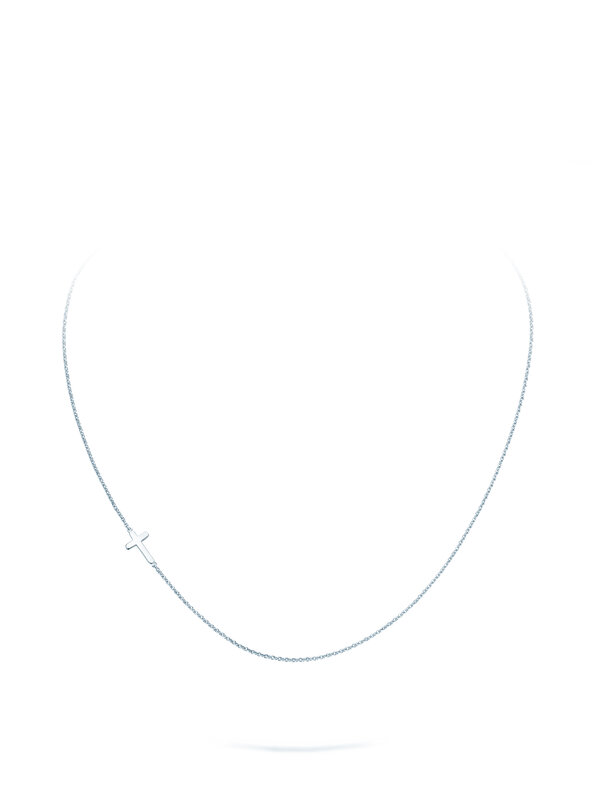 Halsketting Cross in zilver 925/- gepolijst