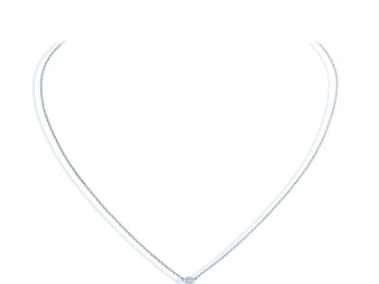 Hanger Diamond Bowl Lab-grown diamant in 9K witgoud met Lab-grown diamant 1,00ct E/VS