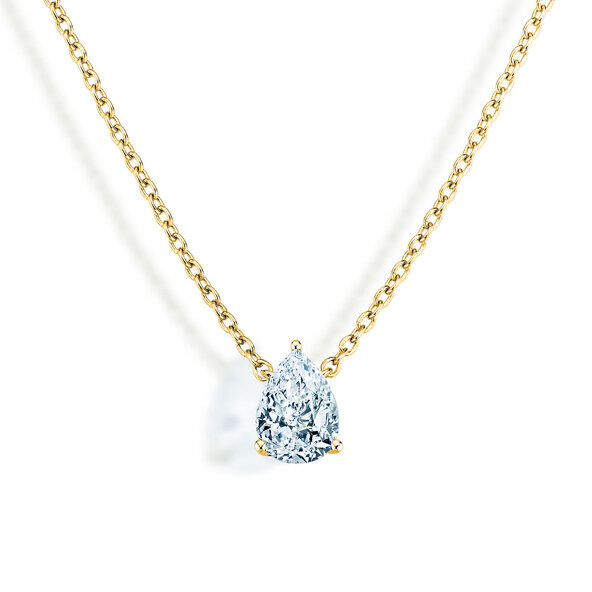 Hanger Diamond Drop Lab-grown diamant in 9K geelgoud met Lab-grown diamant 0,15ct E/VS