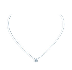 Hanger Diamond Drop Lab-grown diamant in 9K witgoud met Lab-grown diamant 0,15ct E/VS
